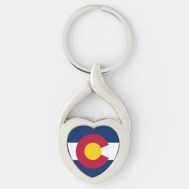 Colorado State Flag Key Ring (Front)