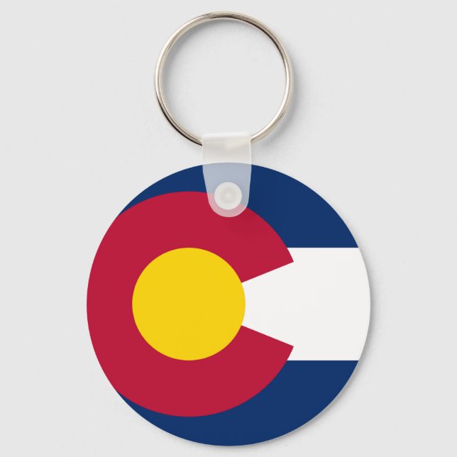 Colorado State Flag Key Ring (Front)