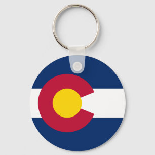 Colorado State Flag Key Ring