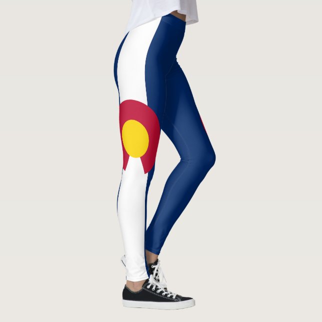 Colorado State Flag Leggings (Right)