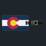 Colorado State Flag Luggage Tag<br><div class="desc">Everyone knows Coloradans love their state,  show your pride with this state flag luggage tag and your bag will always find its way home.</div>