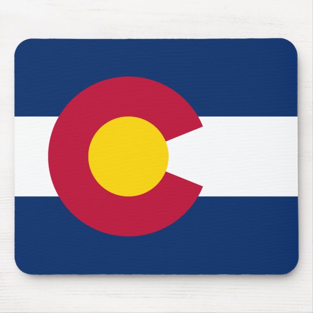 Colorado State Flag Mouse Pad (Front)