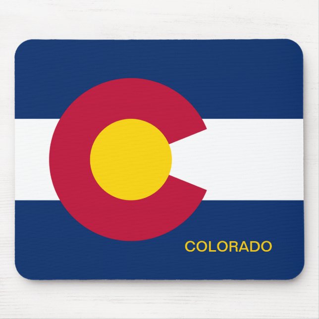 Colorado State Flag Mouse Pad (Front)