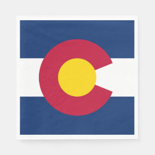Colorado State Flag Napkin