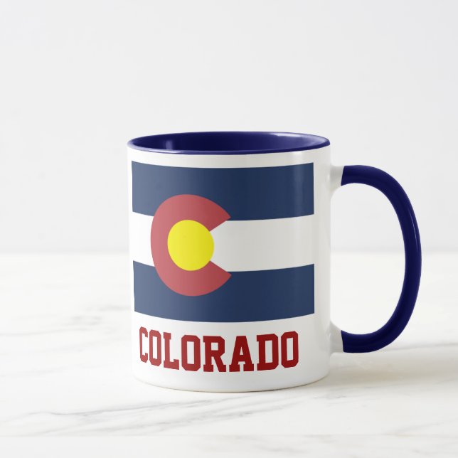 COLORADO: State Flag of Colorado Mug (Right)