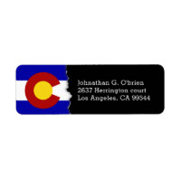 Colorado State Flag Personalised