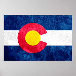 Colorado State Flag Poster