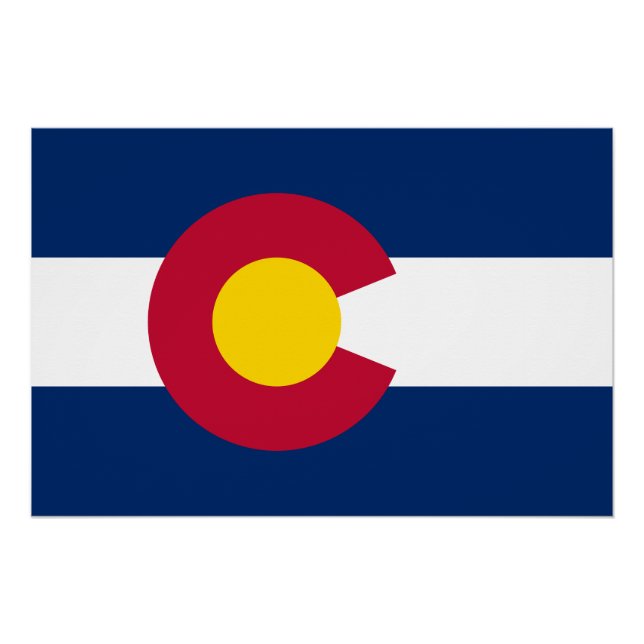 Colorado State Flag Poster (Front)
