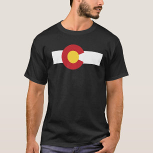 Colorado State Flag Rocky Mountain T-Shirt