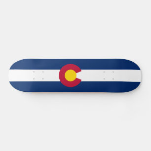 Colorado State Flag Skateboard