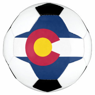 Colorado State Flag Soccer Ball