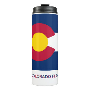 Colorado State Flag Thermal Tumbler