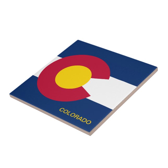 Colorado State Flag Tile (Side)