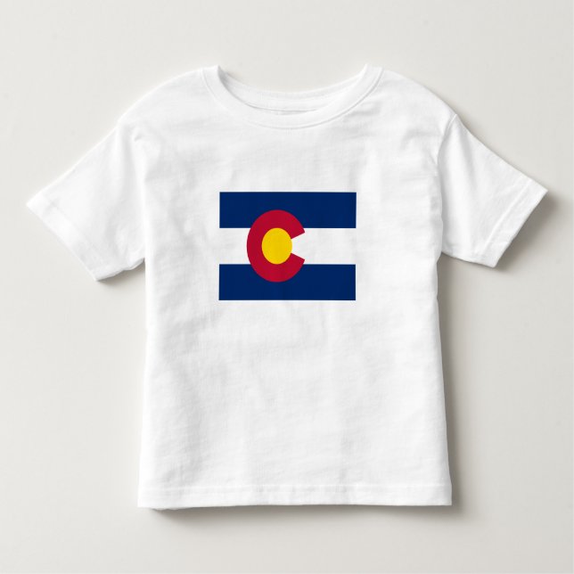 Colorado State Flag Toddler T-Shirt (Front)