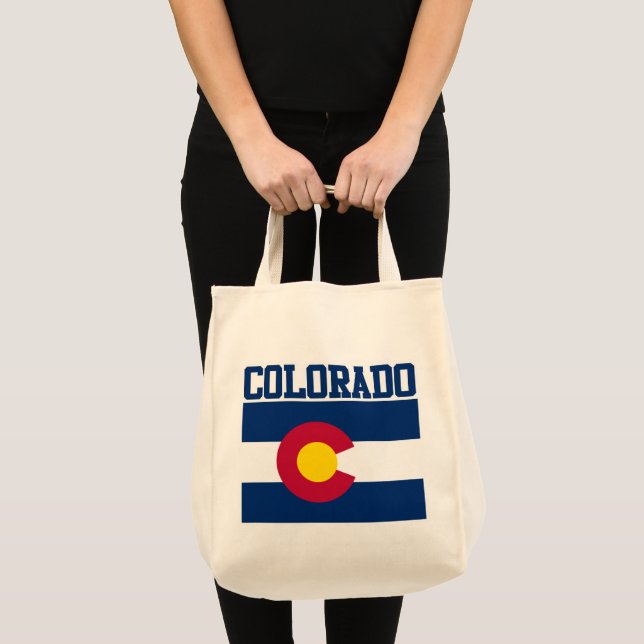 Colorado State Flag Tote Bag (Front (Product))