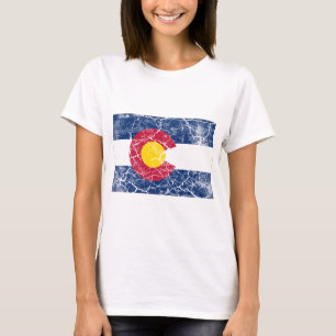 Colorado State Flag Vintage T-Shirt
