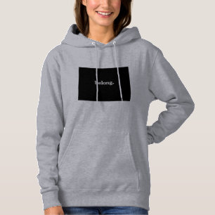 Colorado State Map Belong Hoodie