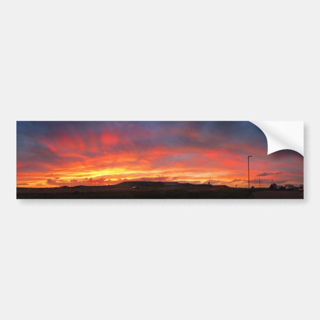 Colorado Sunset Bumper Sticker (Front)