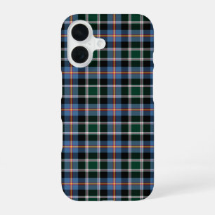 Colorado Tartan Light Blue and Black Plaid iPhone 16 Case