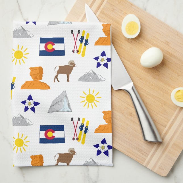 Colorado Tea Towel (Quarter Fold)