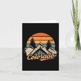 Colorado Tee - Retro Vintage Mountains Nature Hiki Card