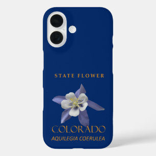 Colorado Territory Flower Aquilegia coerulea iPhone 16 Case