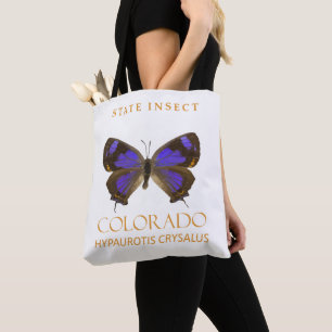 Colorado Territory Insect The Hairstreak Butterfly Tote Bag