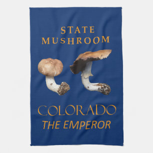 Colorado Territory Mushroom The Emperor Tea Towel