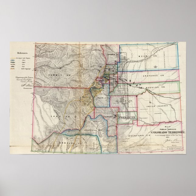 Colorado Territory Poster (Front)