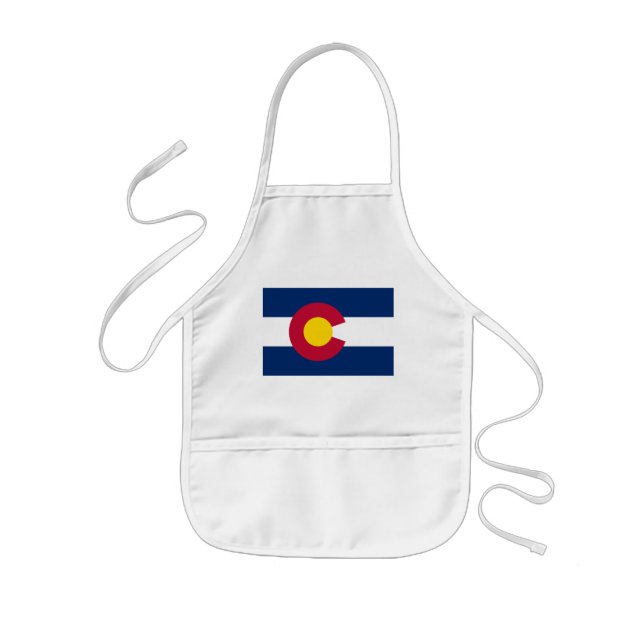 Colorado: The Centennial US State Flag Kids Apron (Front)