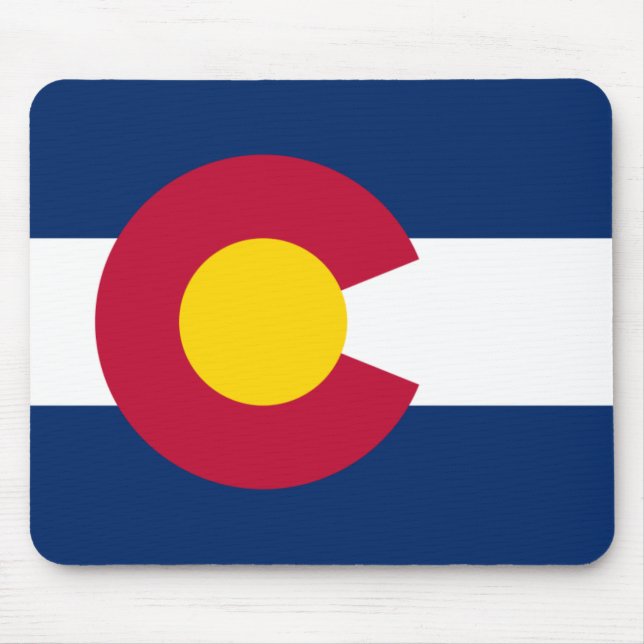 Colorado: The Centennial US State Flag Mouse Pad (Front)