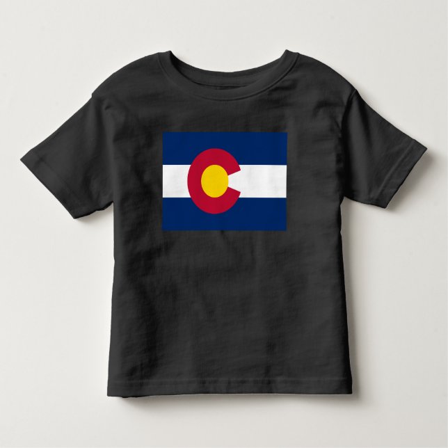 Colorado: The Centennial US State Flag Toddler T-Shirt (Front)