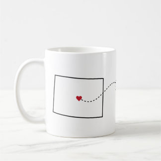 Colorado to Connecticut - Heart2Heart Coffee Mug