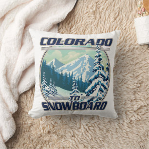 Colorado To Snowboard Cushion