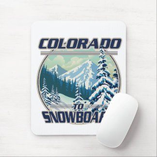Colorado To Snowboard Mouse Pad