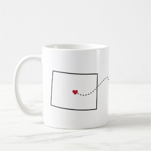 Colorado to Texas - Heart2Heart Coffee Mug