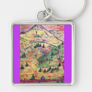colorado  town key ring