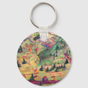 colorado  town key ring