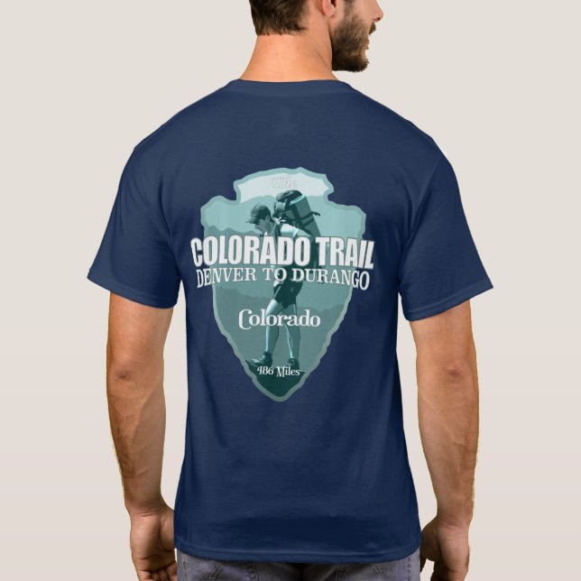 Colorado Trail (arrowhead T) T-Shirt (Back)