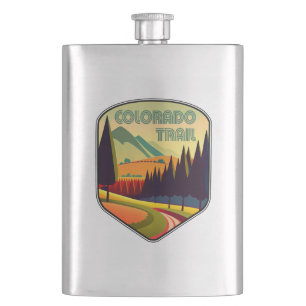 Colorado Trail Colours Hip Flask