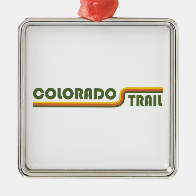 Colorado Trail Metal Ornament (Front)