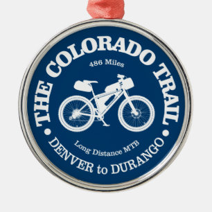 Colorado Trail (MTB) Metal Ornament