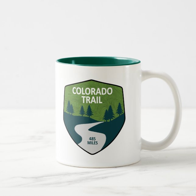 Colorado Trail Two-Tone Coffee Mug (Right)