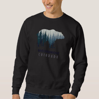 Colorado Travel Breckenridge Mountains Trees Sweatshirt