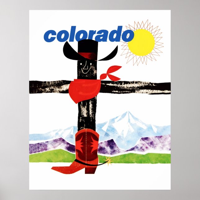 Colorado Travel Poster (Front)