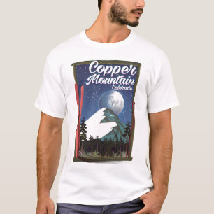 Colorado travel poster Copper Mountain T-Shirt