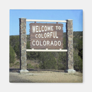 Colorado Travel Souvenir Fridge Magnet