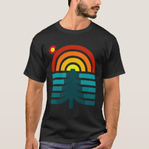 Colorado Tree Art Graphic Design T-Shirt