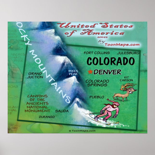 Colorado USA Poster (Front)