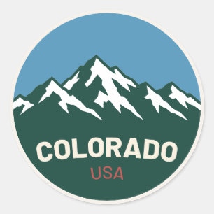 Colorado USA – Vintage Travel Sticker